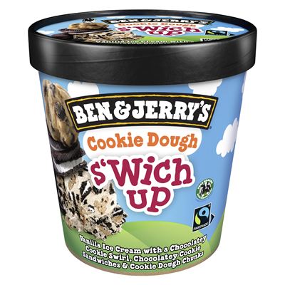 Cookie Dough S'wich Up zmrzlina pinta 8x465ml Ben & Jerry's